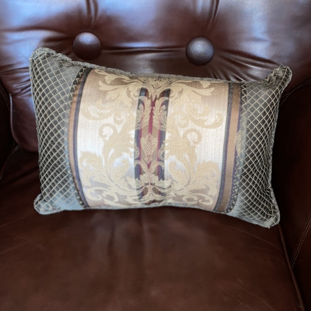 Decorative Pillow 16”x11” EUC